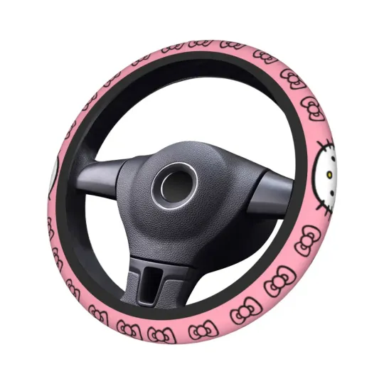 Steering Wheel Covers Hello Kitty Cartoon