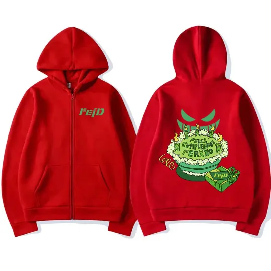 Feliz Cumpleanos Ferxxo Tour Zipper Hoodies