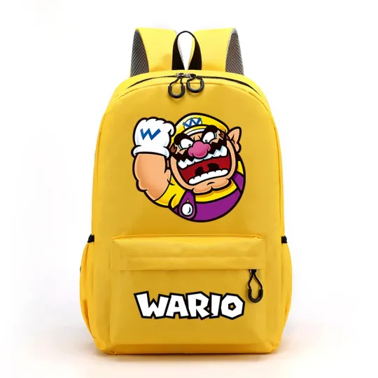 Super Mario Bros Kids Backpack Cartoon Cute Anime Knapsack Book Bag