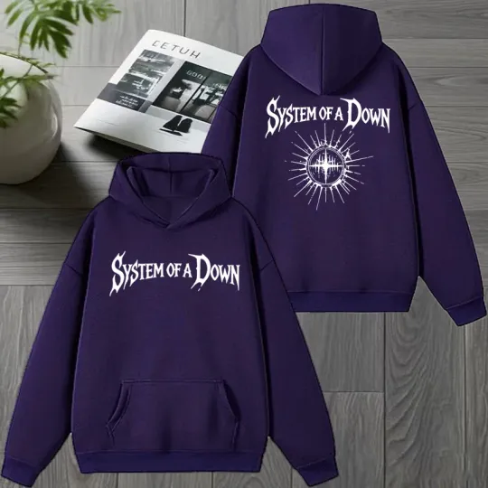 2026 Metal Band SYSTEM OF DOWN Double Sided print Hoodie