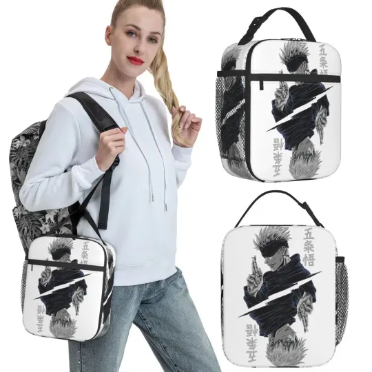 Gojo Satoru Manga Lunch Bag Kids