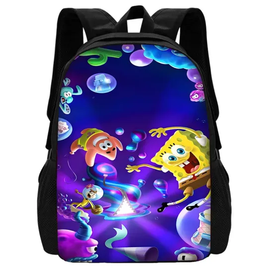 Child School Anime SpongeBob Kawaii Backpack