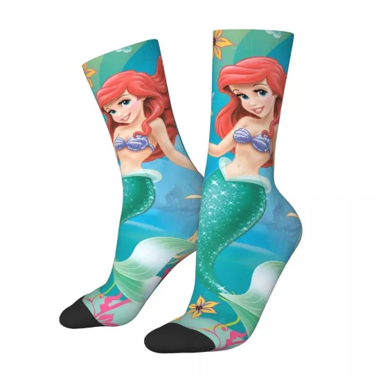 The Little Mermaid Cartoon Socks