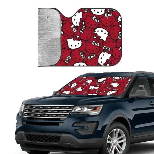 Hello Kitty Funny Car Sun Shades