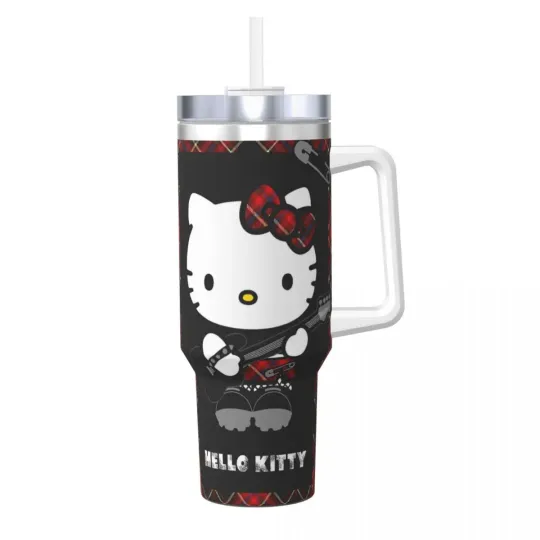 Hello Kitty  Tumblers 40 oz With Handle | Christmas Gift