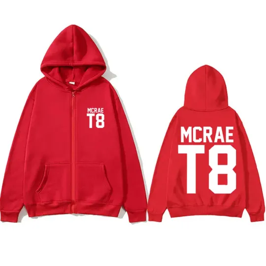 Singer Tate Mcrae T8 Graphic Zipper Hoodie