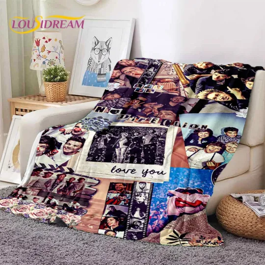 2025 Rock-One Direction Fleece Blanket | Gift For Fan