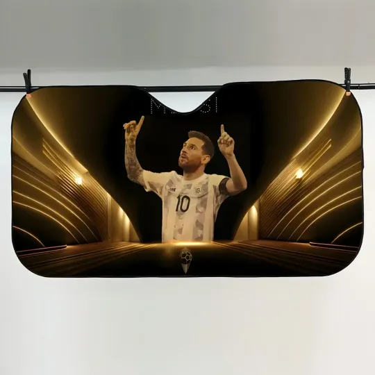 Discover Lionel Messi Windshield Sun Shade