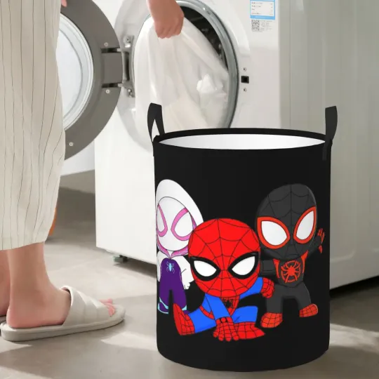 Ghost Spider Foldable Laundry Baskets