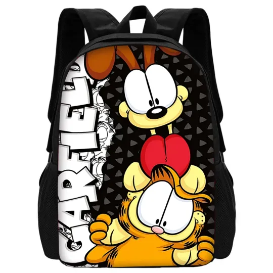 Child School Cartoon Garfield Backpackls