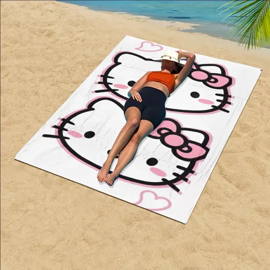 Hello Kitty Beach Towel for Sunny Days