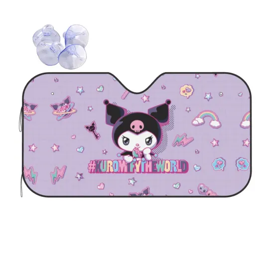 Sanrio Kuromi Car Sun Shades