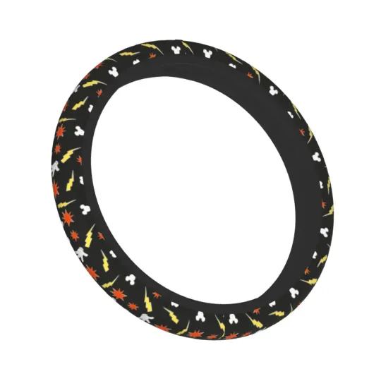 Car Steering Wheel Cover Mickey Mouse Pattern