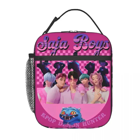 Huntrix & Saja Boys Insulated Lunch Bags