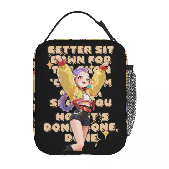 KPop Demon Hunters Huntrix Insulated Lunch Bag for Kids