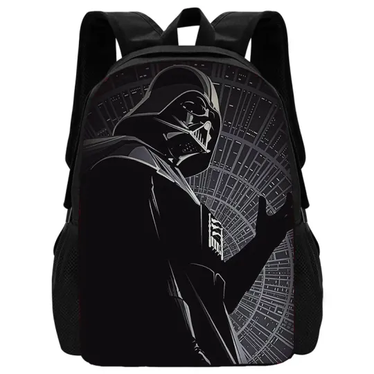 Child School Cartoon Mandalorian Star Wars Backpack