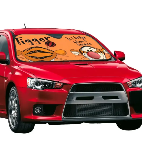 Winnie The Pooh Tigger Car Sunshade