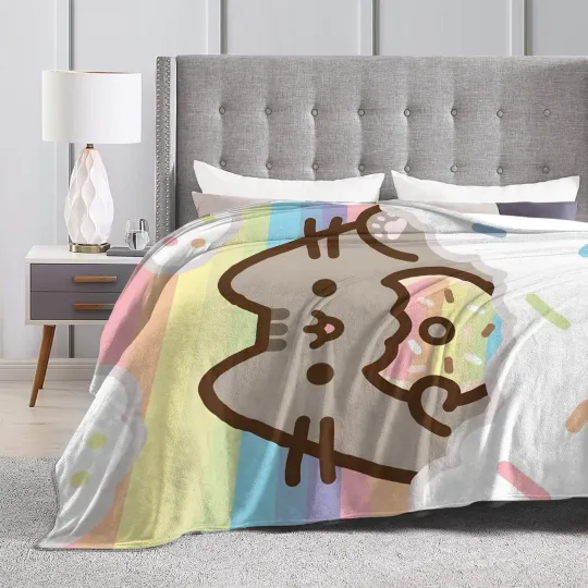 Pusheens Cat Blanket Warm Throw Blanket