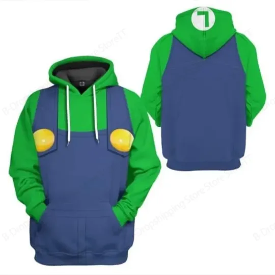 Super Brothers Style Bowser 3D Print Hoodie Men Women Fashion Casual Plus Size Hoodie Sweatshirt Street Tracksuit Men's Clothing