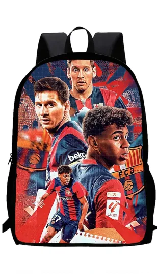 2025 Lamine Yamal Football Star Child School Backpack