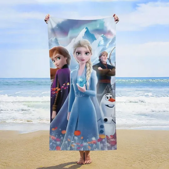 Elsa Anna Quick Dry Beach Towel