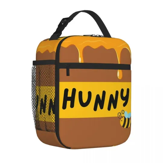 Winnie The Pooh Hunny Pot Lunch Bag Insulated Waterproof Thermal Leakproof Picnic Bag for Kids and Women