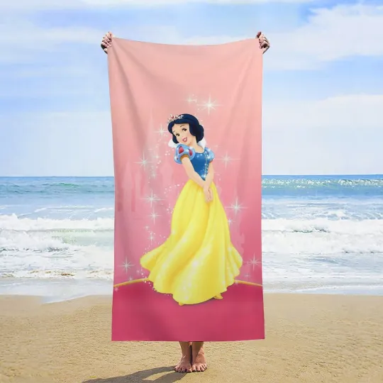 Snow White Beach Towel
