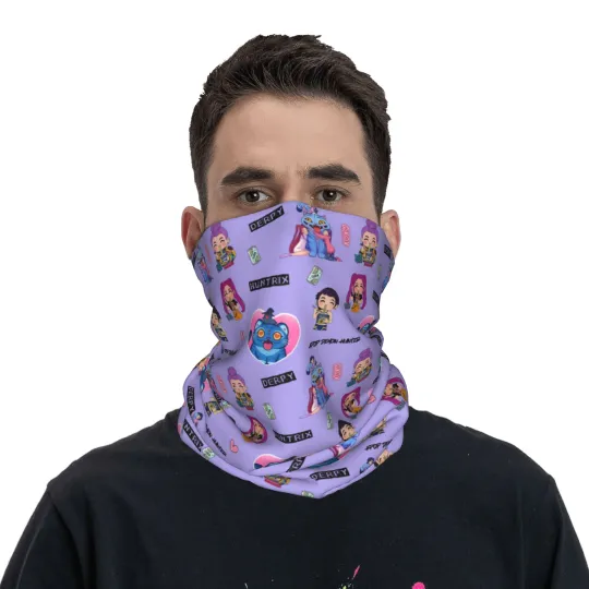 Kpop Demons Hunter Huntrix Face Mask Scarf