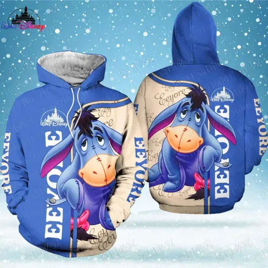 Winnie the Pooh Eeyore Christmas Disney  Hoodies