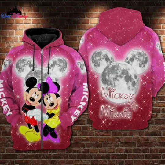 Disney Mickey Mouse 50th Anniversary 3D Zip Hoodie