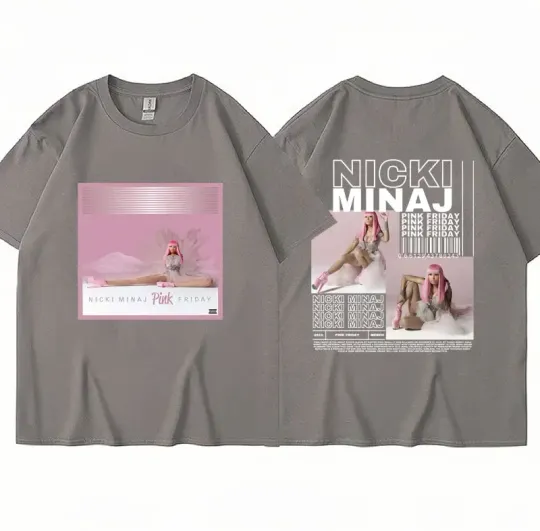 Rapper Nicki Minaj Pink Friday T Shirts Men Women