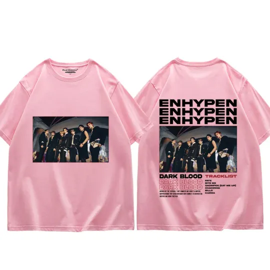 Enhypen Boy Band Graphic T Shirts