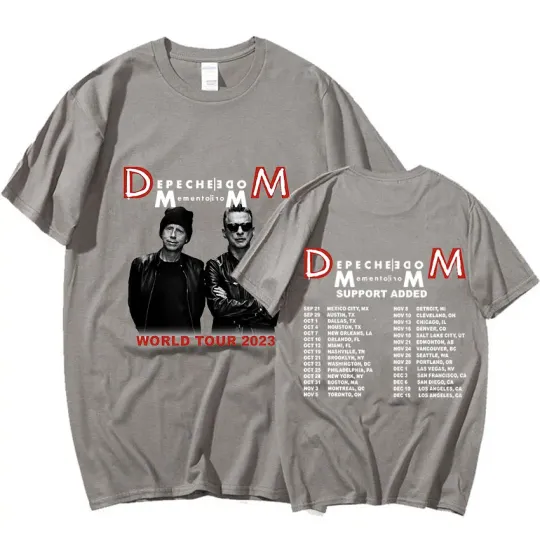 British Band Depeche Cool Mode Memento Mori Print T Shirts