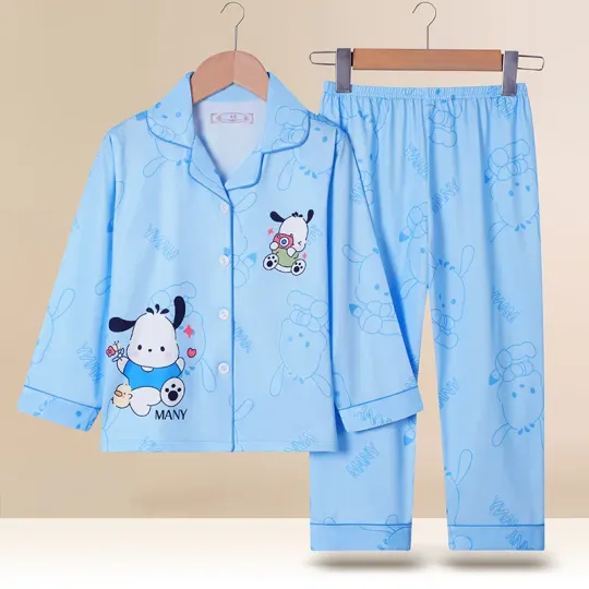 Kawaii Sanrios Children Pajamas Sets