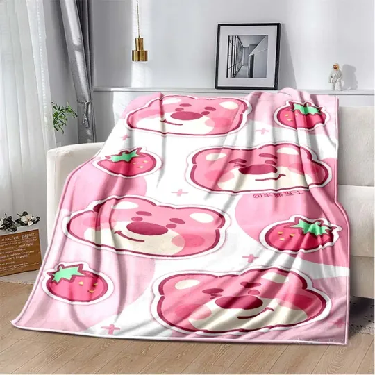 Warm Soft Disney Lotso Huggin Bear Custom Blanket