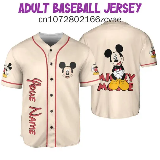 Disney Mickey Mouse Baseball Jersey