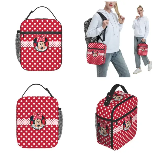 Cute Minnie Mouse Lunch Bags for Kids, Cute Lunch Bag