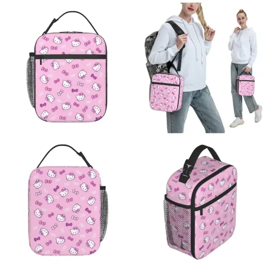 Hello Kitty Cute Lunch Bags for Kids, Cute Lunch Bag
