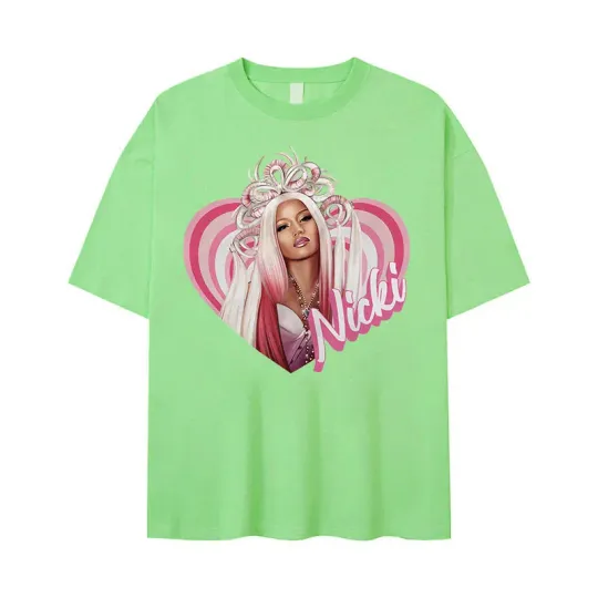 Rapper Nicki Minaj Pink Friday 2024 Tour Graphic T Shirts
