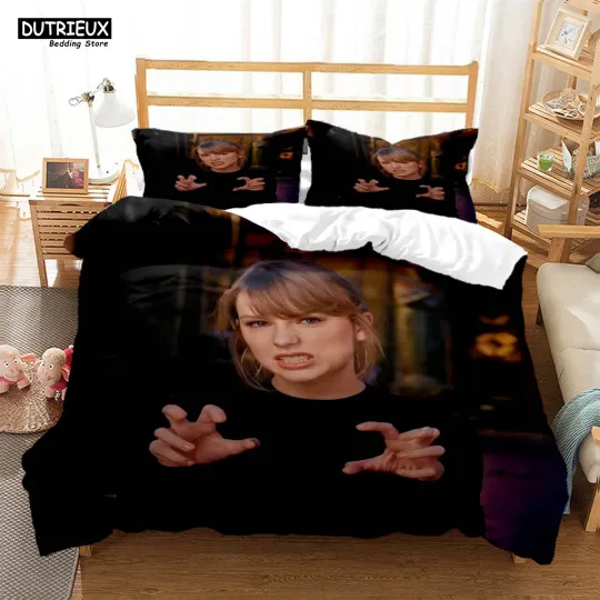 Top Stream Singer Taylor Bedding Set, 3 piece of set, Fashion Soft and Comfortable Bedding Set, Best Gift For Fans, All Size Available