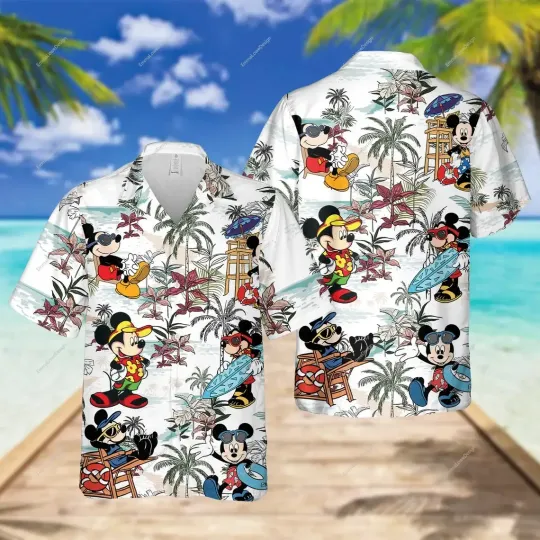 Mickey Mouse Hawaiian Shirt, Disney Trip Hawaiian Shirt