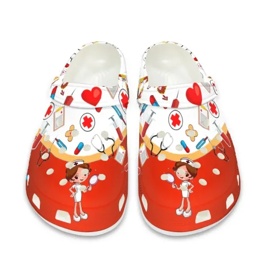 Cute Medical Nurse Girls Clogs Shoes