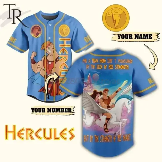 2024 Disney Parks Hercules Baseball Jersey
