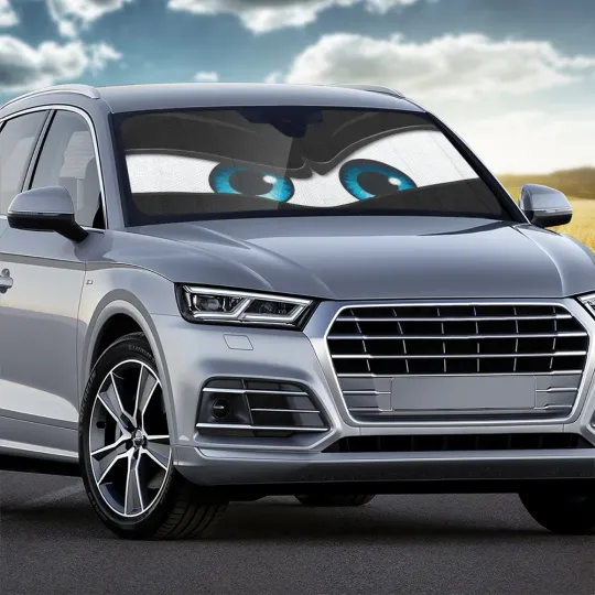 3D Cool Anger Eyes Printing Car Shades