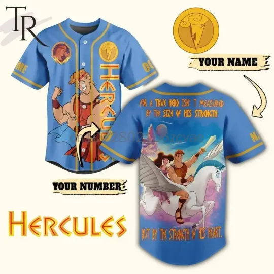 2024 Disney Parks Hercules Baseball Jersey