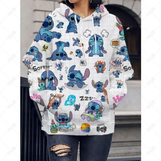 Disney Women's Autumn And Winter New Cute Hooded