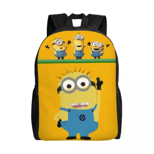 Minion Shool Backpack, Shoulder Bag, Minion Lover Gift, Back to School Gift