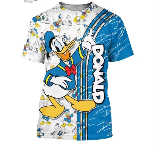 Donald Duck Disney Shirt, Disney 3D Printed Shirt