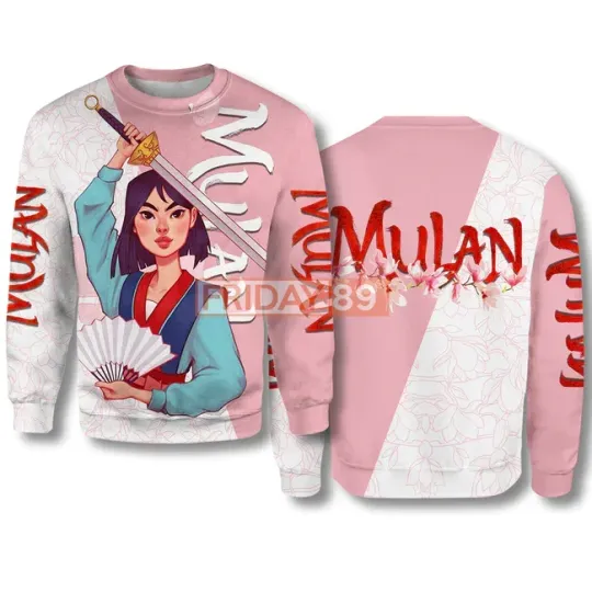 Disney Mulan 3D Hoodie Princess Mulan