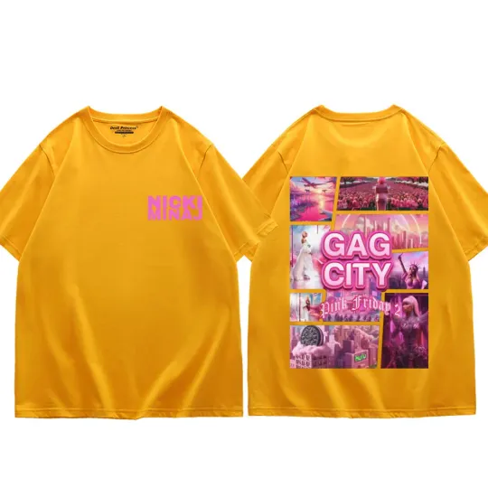 Rapper Nicki Minaj Pink Friday 2 Print T Shirt